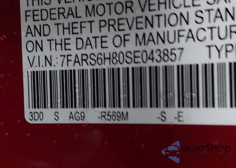 2025 Honda Cr-V Hybrid Sport-L из США, поврежденный, VIN 7FARS6H80SE043857